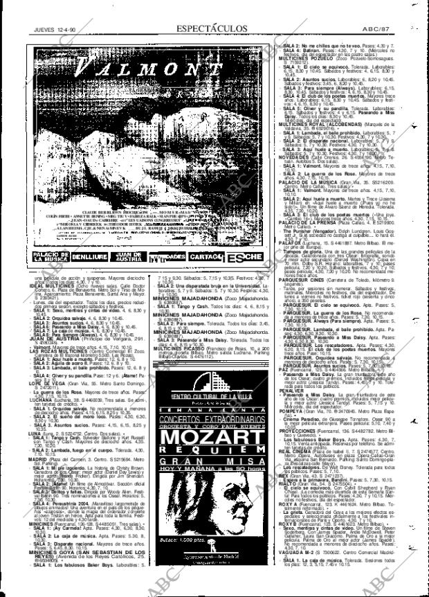 ABC MADRID 12-04-1990 página 87