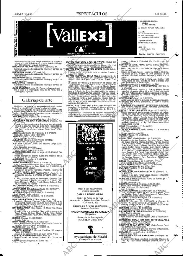 ABC MADRID 12-04-1990 página 89