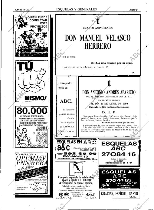 ABC MADRID 12-04-1990 página 91