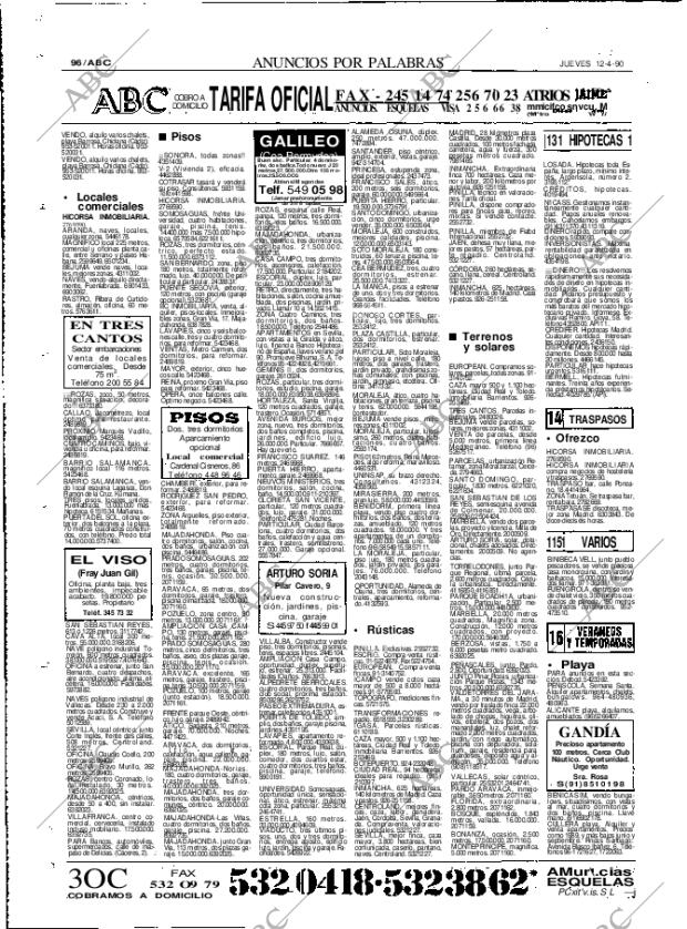 ABC MADRID 12-04-1990 página 96