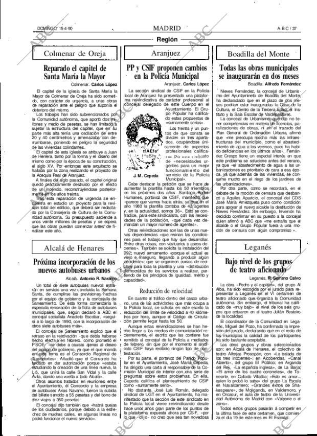 ABC MADRID 15-04-1990 página 37