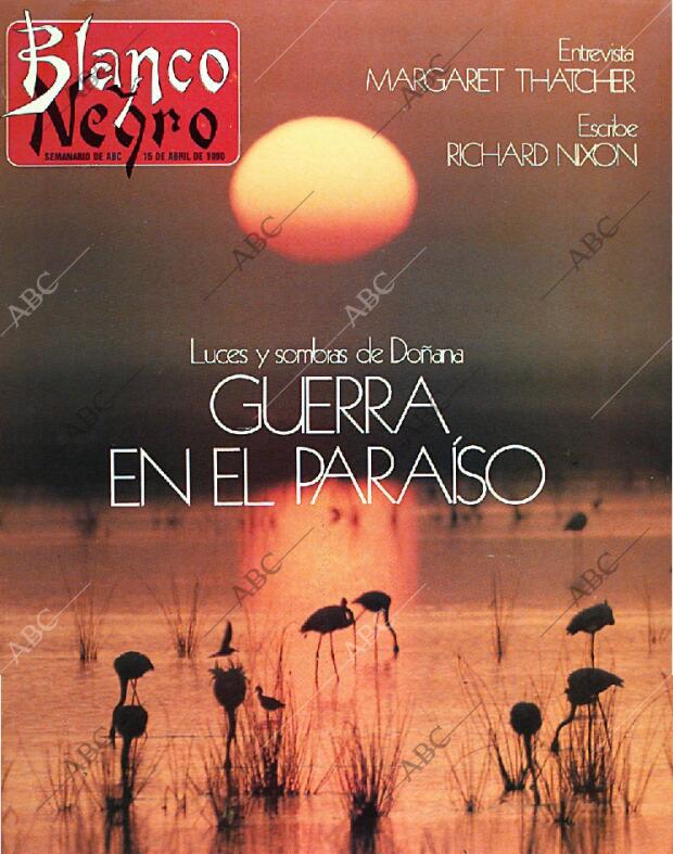 BLANCO Y NEGRO MADRID 15-04-1990 página 1
