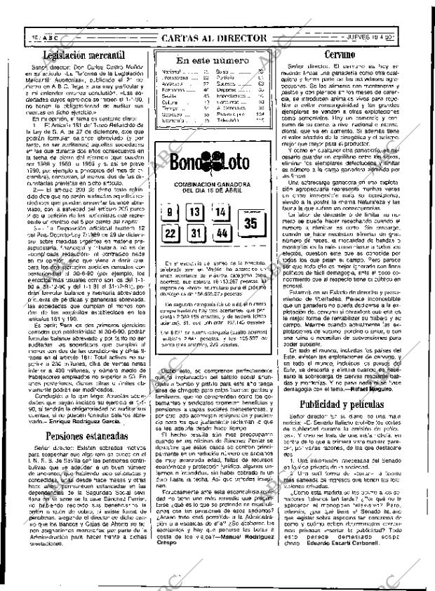 ABC SEVILLA 19-04-1990 página 10