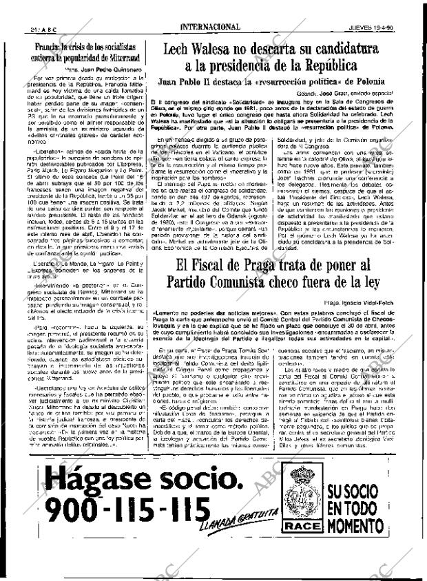 ABC SEVILLA 19-04-1990 página 24