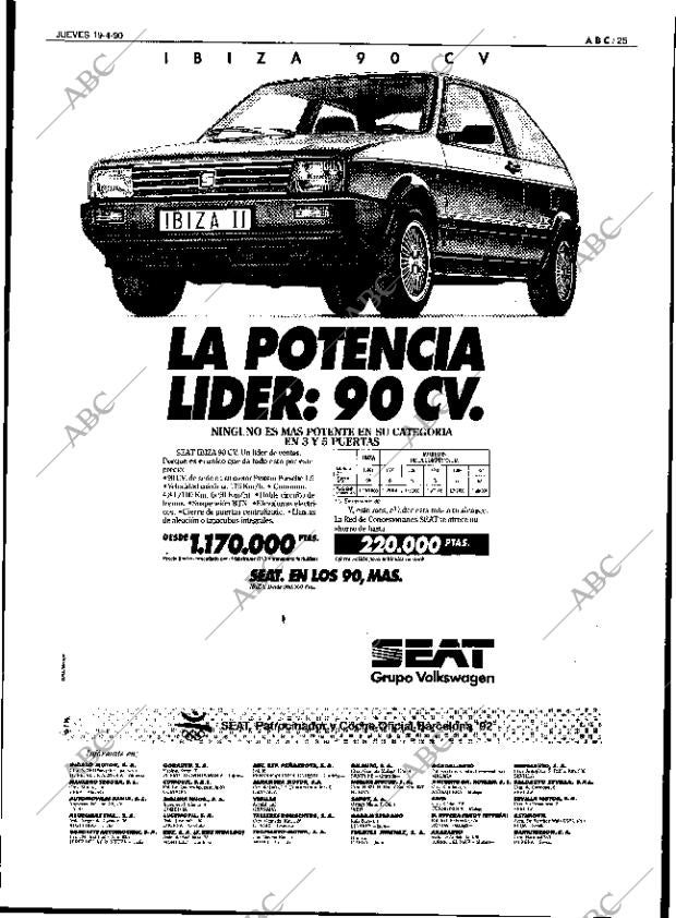 ABC SEVILLA 19-04-1990 página 25