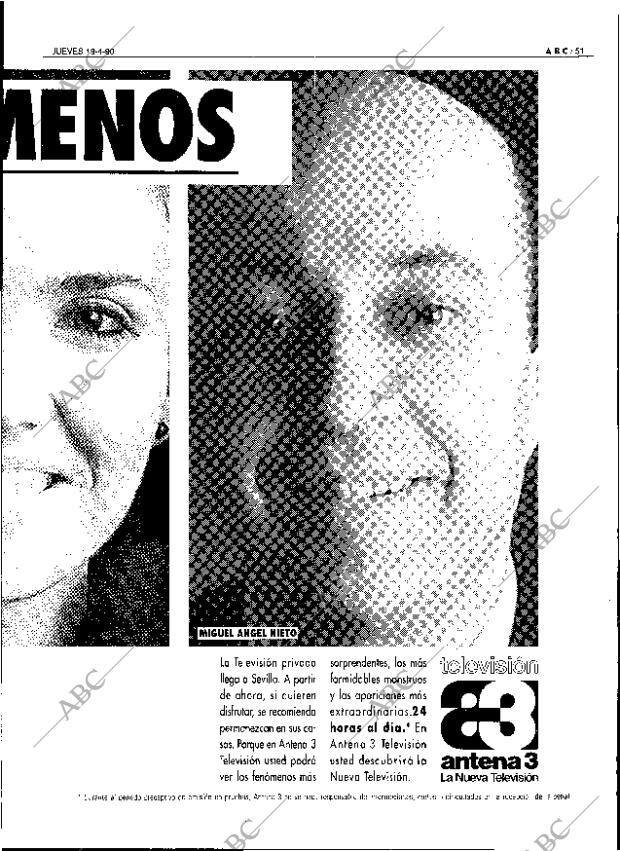 ABC SEVILLA 19-04-1990 página 51