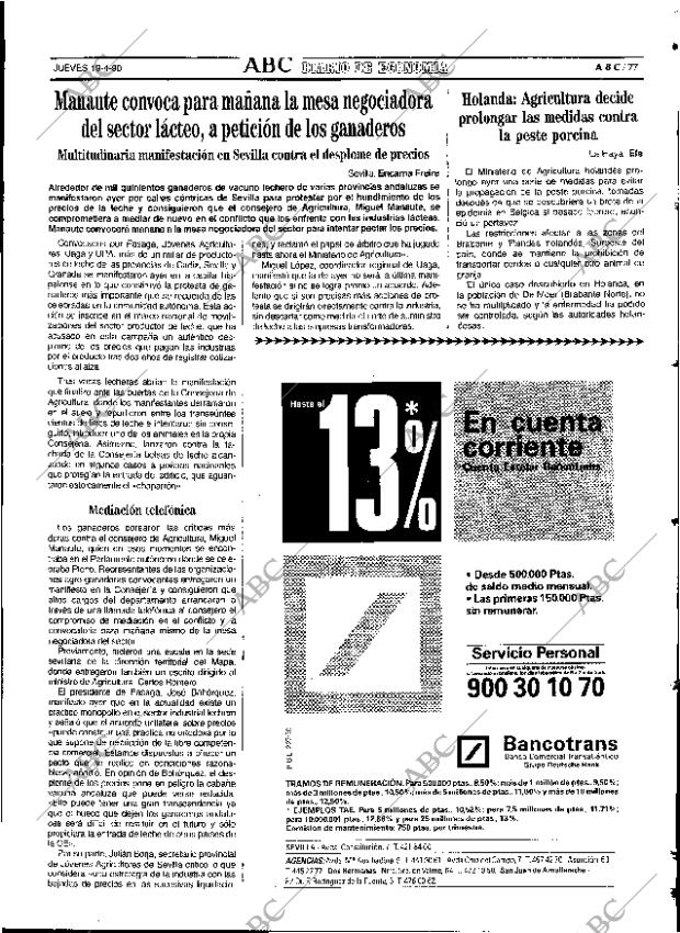 ABC SEVILLA 19-04-1990 página 85