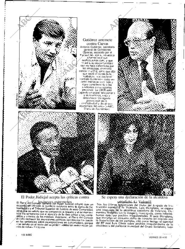 ABC MADRID 20-04-1990 página 10