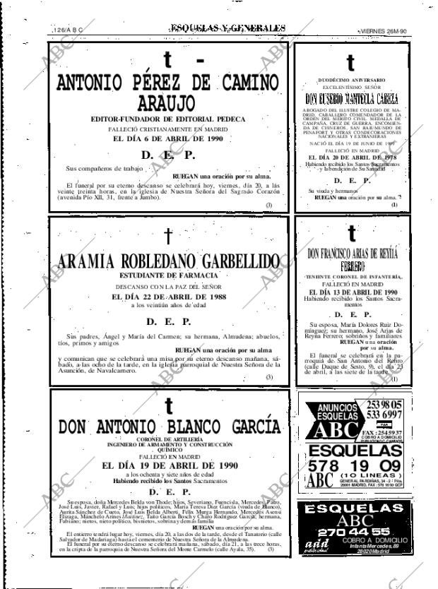 ABC MADRID 20-04-1990 página 126
