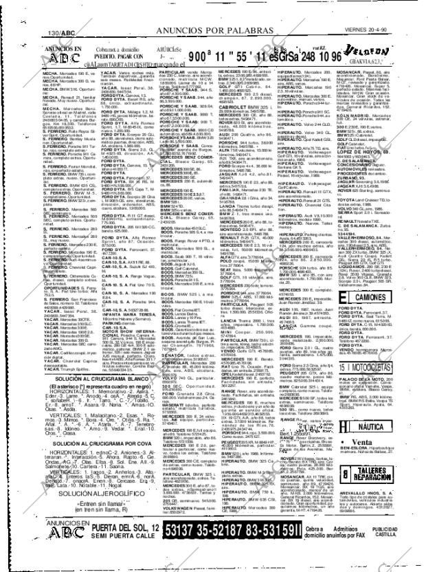 ABC MADRID 20-04-1990 página 130