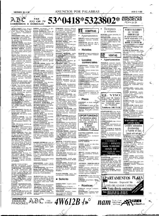 ABC MADRID 20-04-1990 página 133