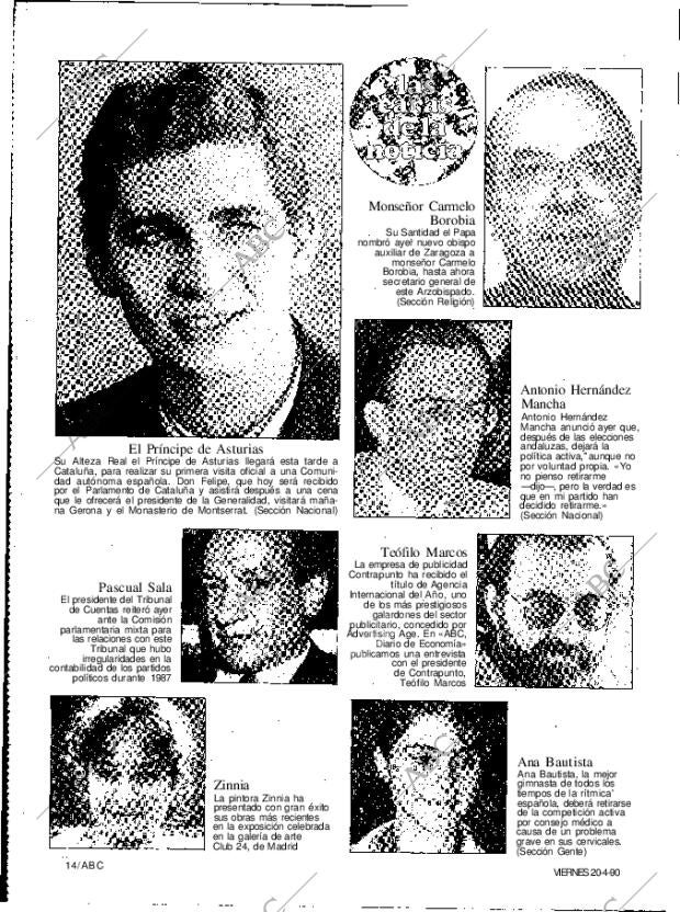 ABC MADRID 20-04-1990 página 14