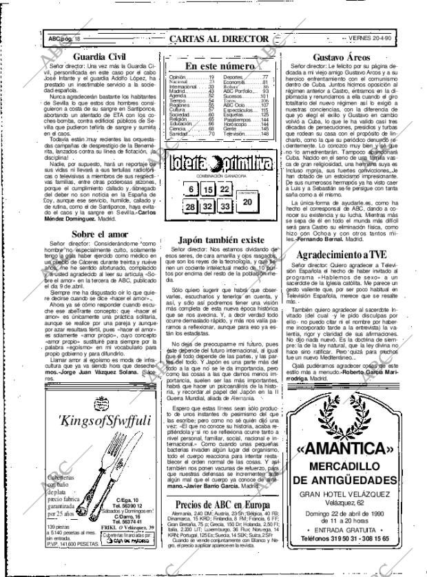 ABC MADRID 20-04-1990 página 18