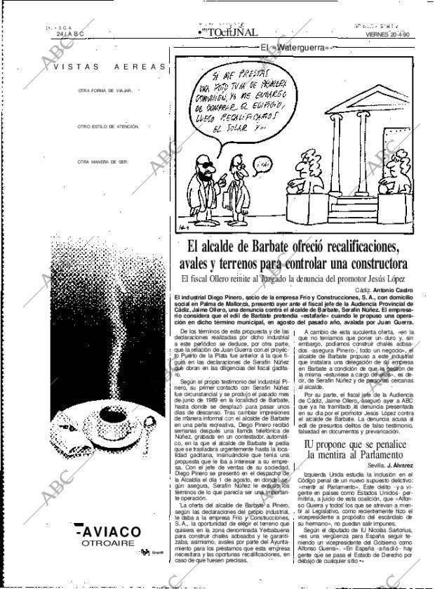 ABC MADRID 20-04-1990 página 24