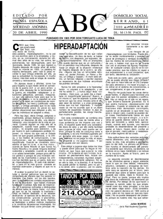 ABC MADRID 20-04-1990 página 3