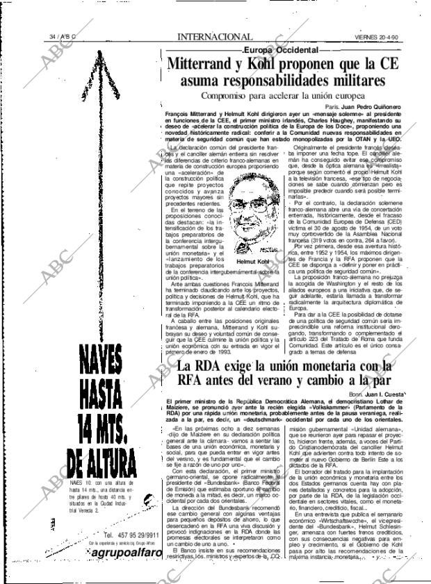 ABC MADRID 20-04-1990 página 34