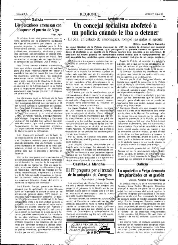 ABC MADRID 20-04-1990 página 56