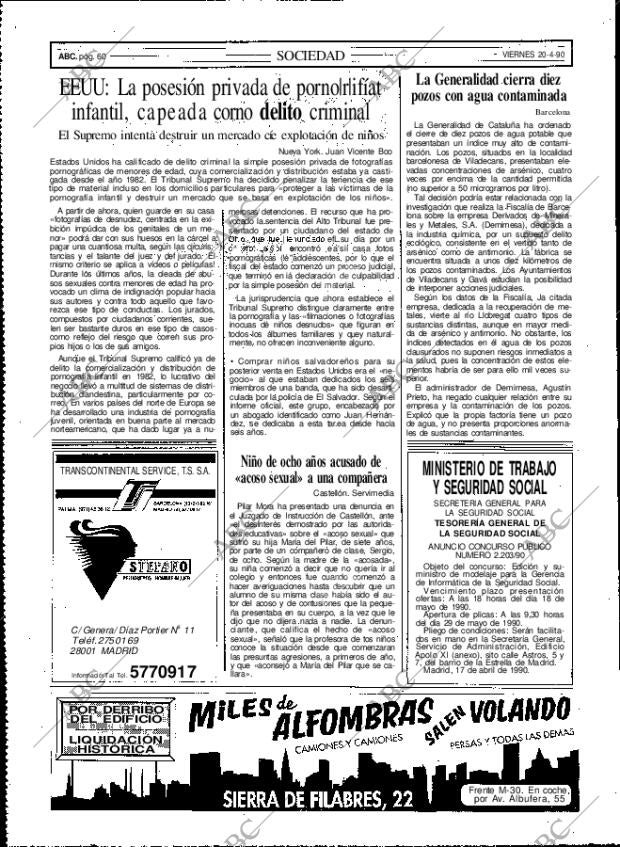 ABC MADRID 20-04-1990 página 60