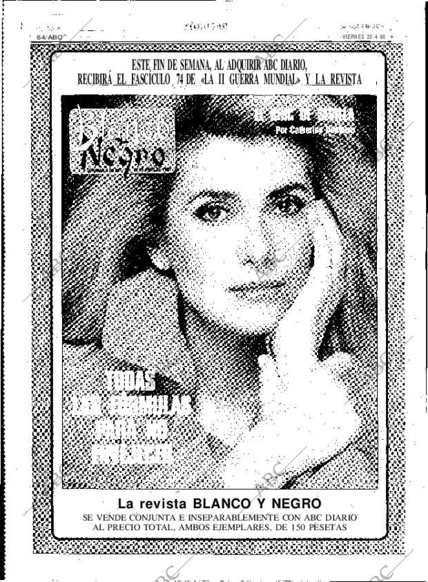 ABC MADRID 20-04-1990 página 64