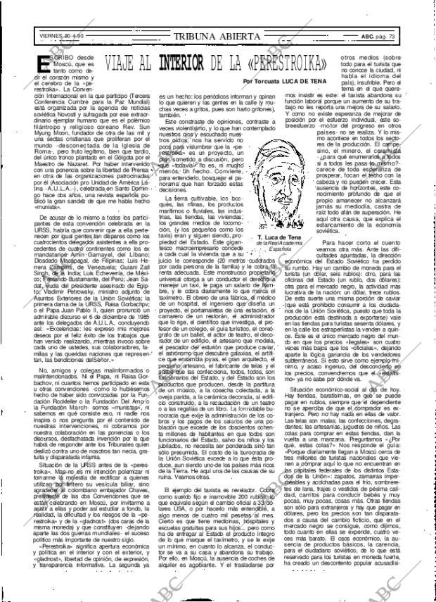 ABC MADRID 20-04-1990 página 73