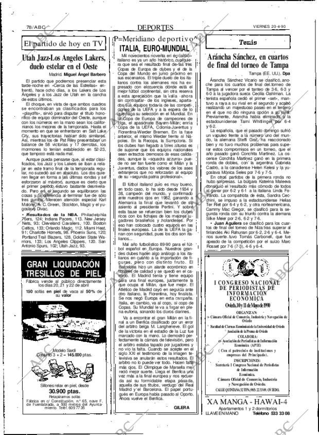 ABC MADRID 20-04-1990 página 78