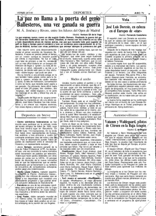 ABC MADRID 20-04-1990 página 79