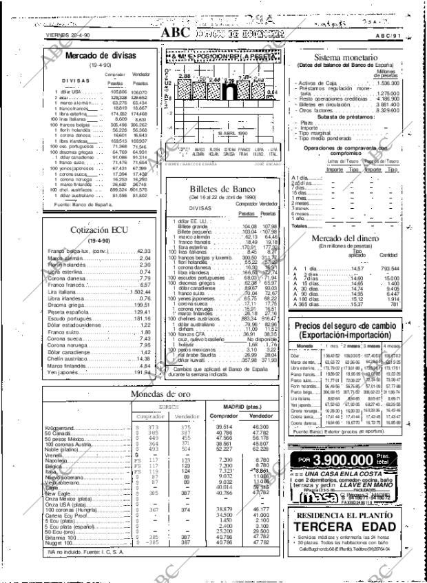 ABC MADRID 20-04-1990 página 91