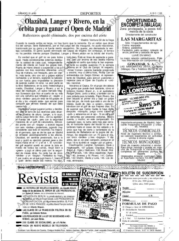 ABC MADRID 21-04-1990 página 103