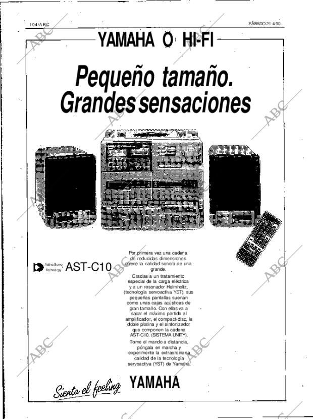 ABC MADRID 21-04-1990 página 104
