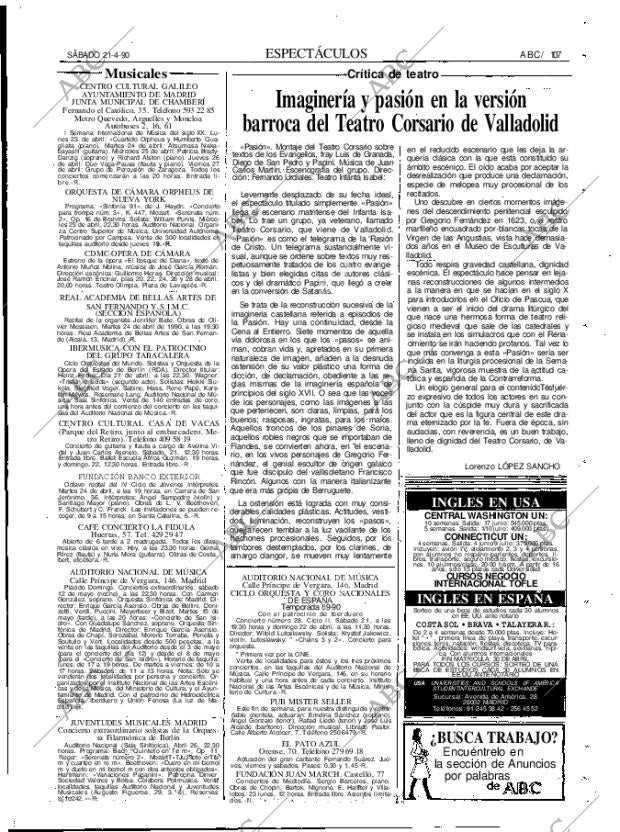 ABC MADRID 21-04-1990 página 107