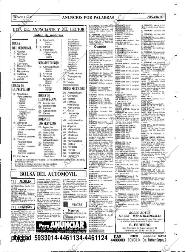 ABC MADRID 21-04-1990 página 117