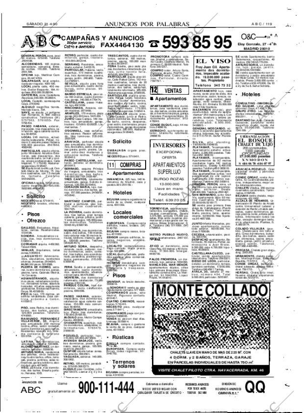 ABC MADRID 21-04-1990 página 119