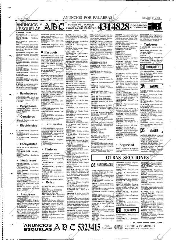 ABC MADRID 21-04-1990 página 124