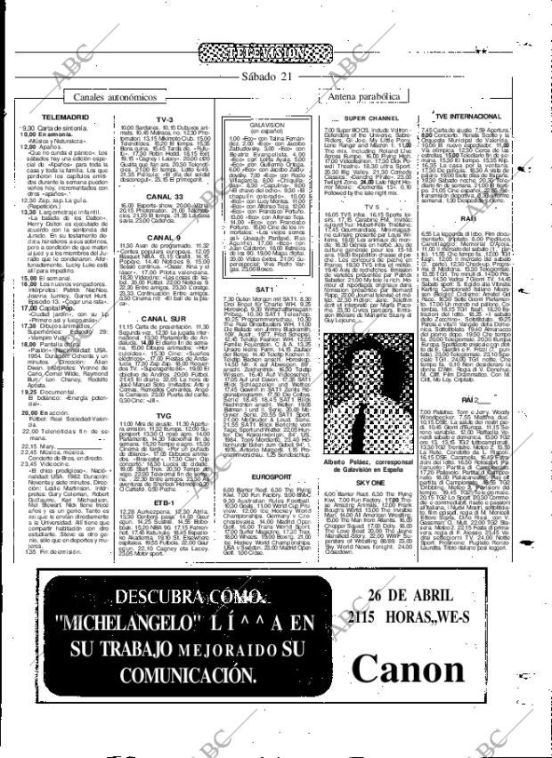 ABC MADRID 21-04-1990 página 135