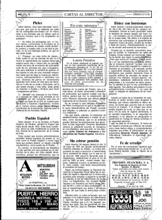 ABC MADRID 21-04-1990 página 18