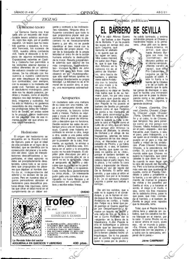 ABC MADRID 21-04-1990 página 21