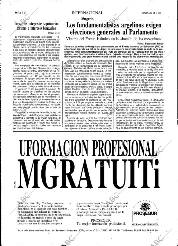 ABC MADRID 21-04-1990 página 36