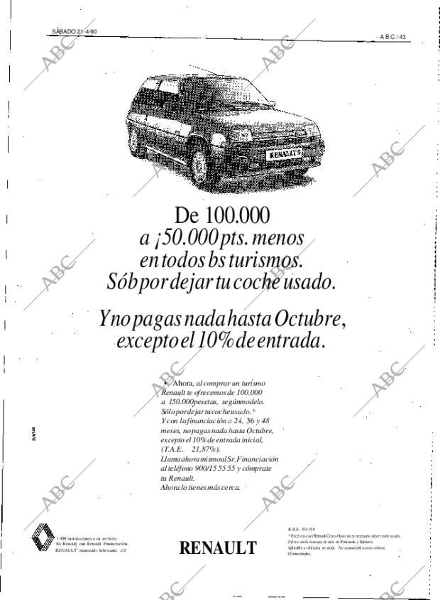 ABC MADRID 21-04-1990 página 43