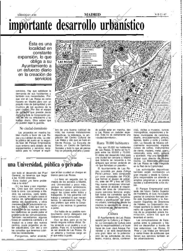 ABC MADRID 21-04-1990 página 47