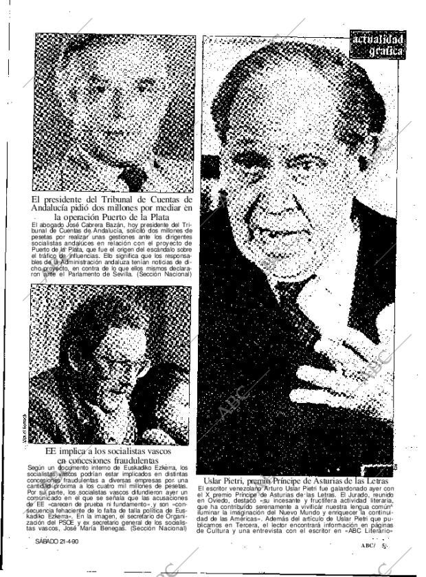ABC MADRID 21-04-1990 página 5