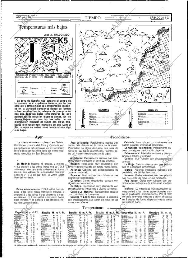 ABC MADRID 21-04-1990 página 50