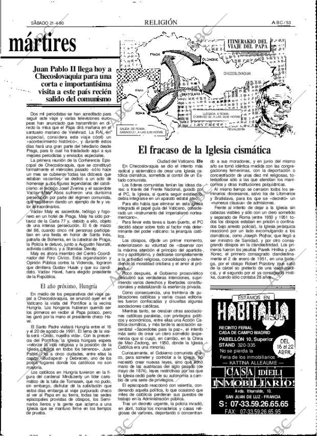 ABC MADRID 21-04-1990 página 53