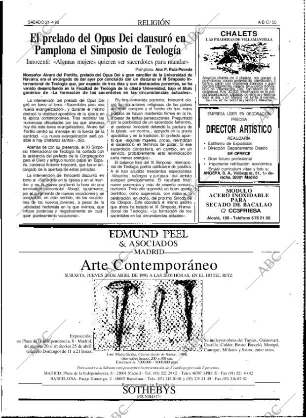ABC MADRID 21-04-1990 página 55