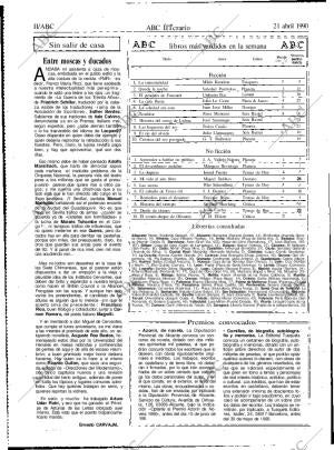 ABC MADRID 21-04-1990 página 62