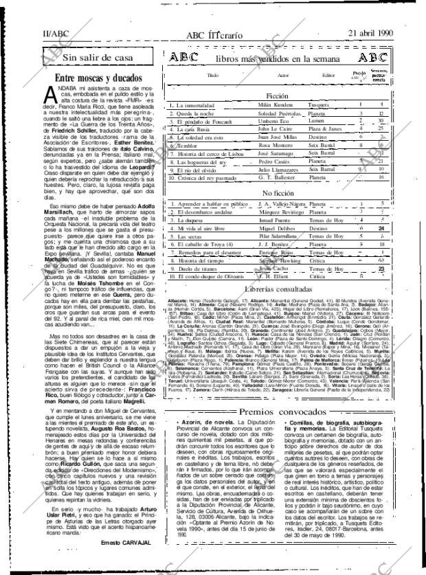 ABC MADRID 21-04-1990 página 62
