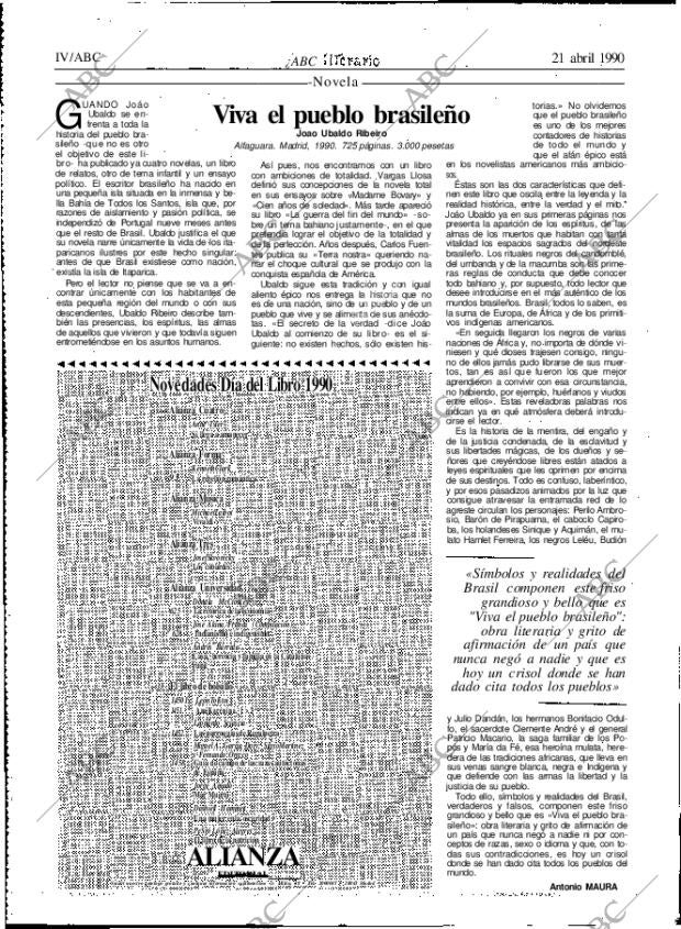 ABC MADRID 21-04-1990 página 64