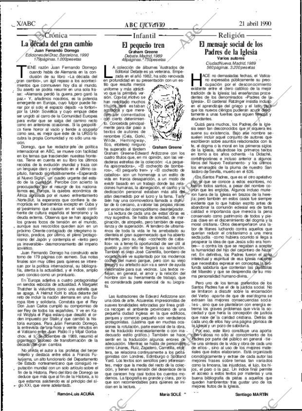 ABC MADRID 21-04-1990 página 70
