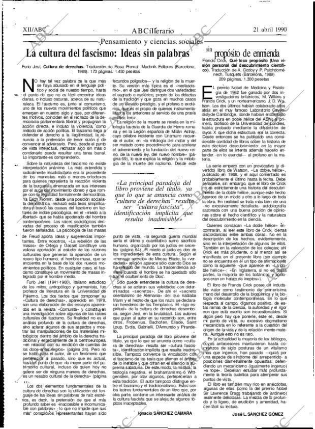 ABC MADRID 21-04-1990 página 72