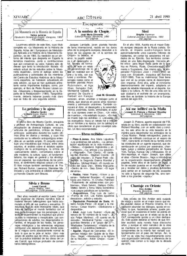 ABC MADRID 21-04-1990 página 74