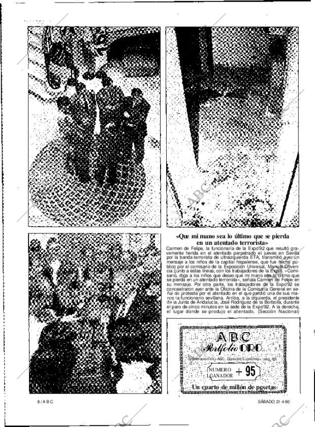ABC MADRID 21-04-1990 página 8